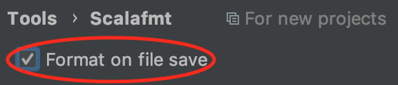 Enable format on save in IntelliJ